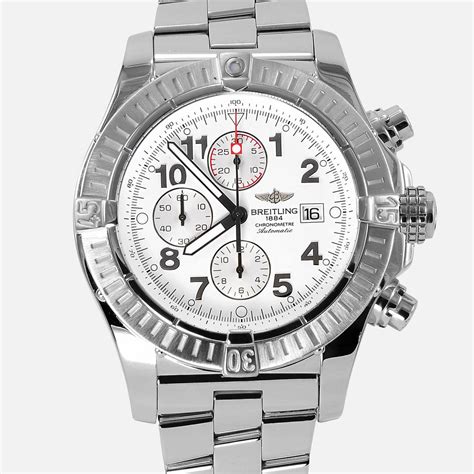 breitling super avenger 2white dial|breitling super avenger ii chronograph.